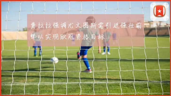 费拉拉强调尤文图斯需引进强壮前锋以实现欧冠资格目标